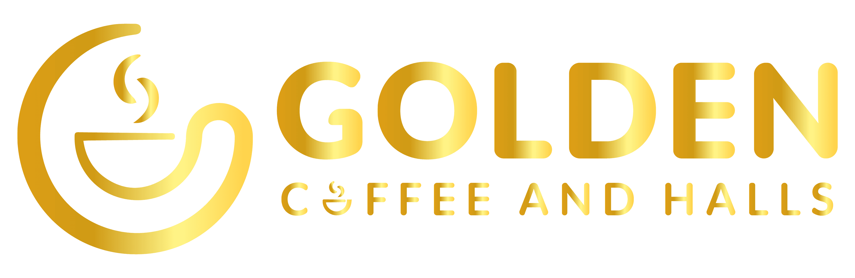 Golden Coffee and Halls gold logo